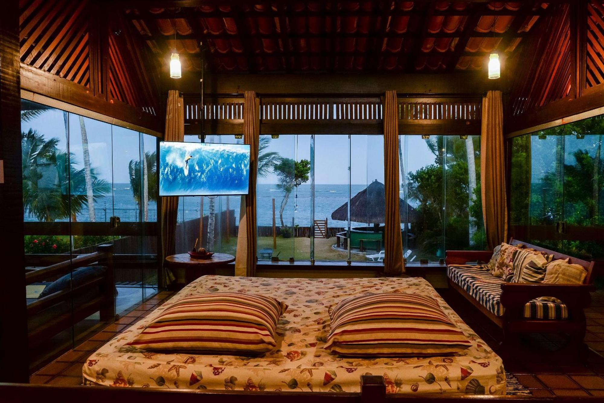 Casa De Frente Para A Praia - Arraial D' Ajuda Porto Seguro Bagian luar foto